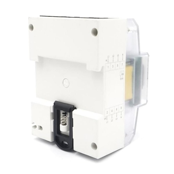 3-fas 4-tråds energimätare 220/380v 5-80a Energiförbrukning Kwh-mätare Din-skena Installation Digit Transparent