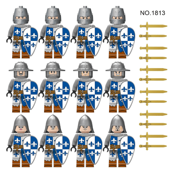 Keskiajan roomalaisen sotilaan minihahmot Rakennuspalikat Lelut Lahjat