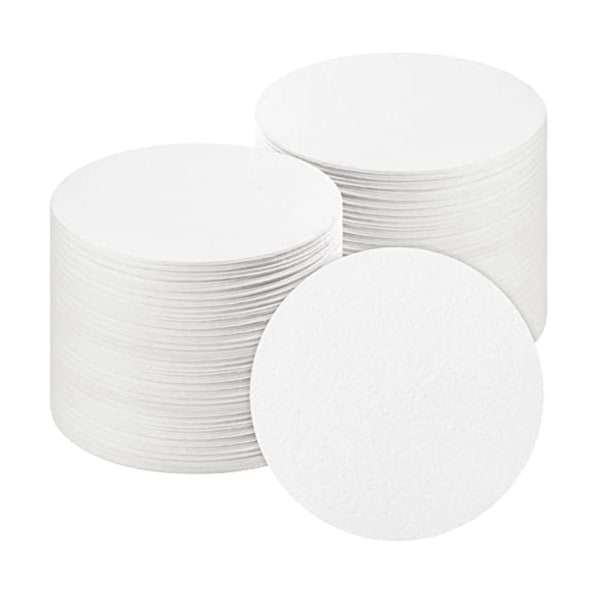 100 arkkia pyöreä mikroaaltouunin paperihyllypaperi 4,7 tuuman keraaminen kuitupaperi eristävä keraaminen kuitupeite