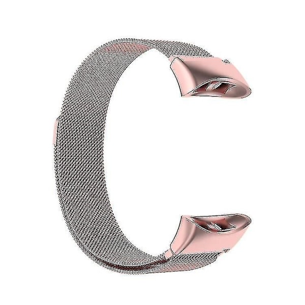 Ersättningsarmband i Milanese-stil för Garmin Forerunner 45 / 45s / Swim 2 Rose Pink