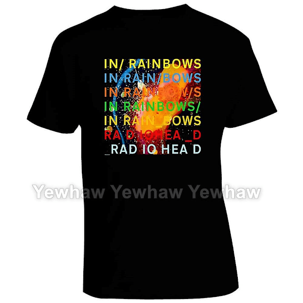 Radiohead In Rainbows T-skjorte black S