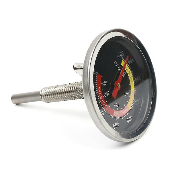 Temperaturmåler i rustfrit stål Grill BBQ Røggrill Termometerværktøj