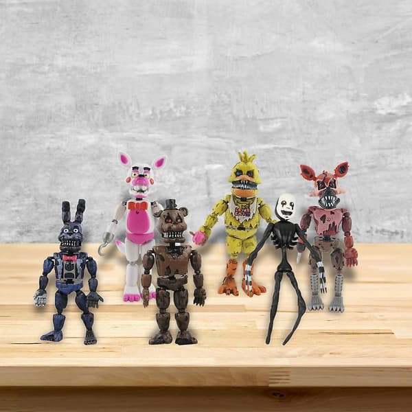 Five Nights at Freddy's Legetøjsfigurer 2. generations samleversion sæt