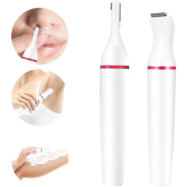 Damebarbermaskin, Elektrisk barbermaskin 4 i 1 Elektrisk nesetrimmer Bikinipelo-trimmer Dame Elektrisk barbermaskin