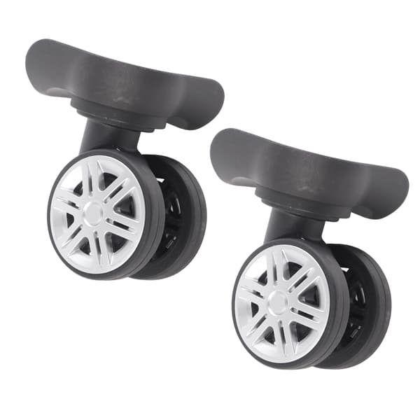 1 Pair Outdoor Silent Double Row Large Wheel Trolley Case Code Case Suitcase Accessories