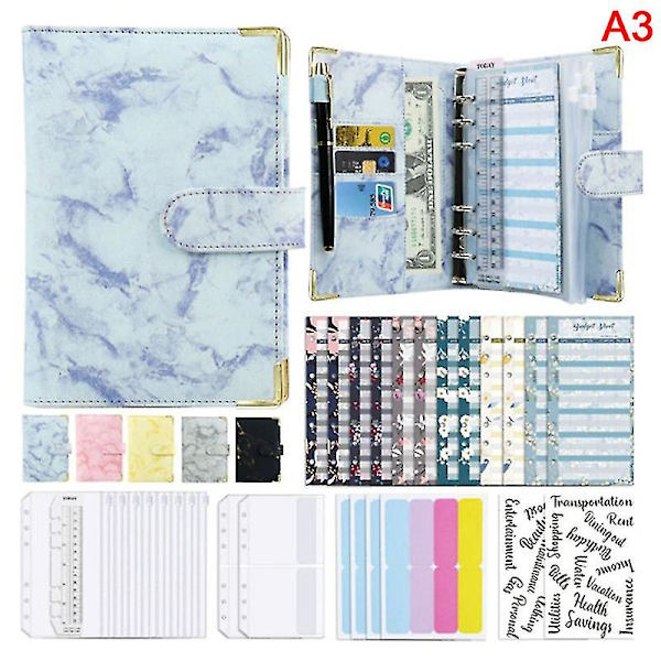 A6 Budget Binder Kontantkuvert Planlægger System Organizer Med Budget Pengekuvert A7