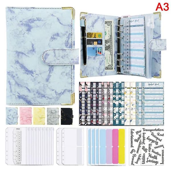 A6 Budget Binder Kontantkuvert Planner System Organizer Med Budget Pengar Kuvert A5