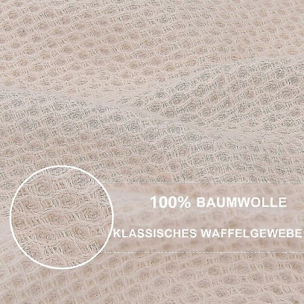 6-pack Premium 100% Bomull Frotté Diskhanddukar, Superabsorberande Disktrasor med Hängögla Apricot 34*73cm