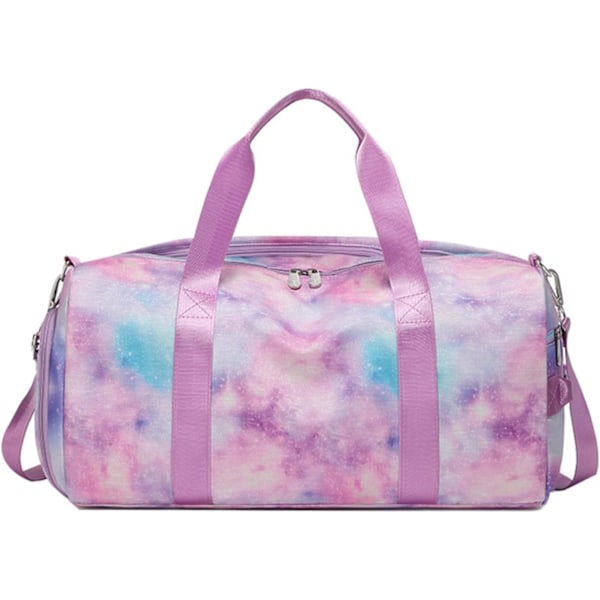 Teenagere Kvinder Rejsetaske Piger Fitnesscenter Sportstaske Ballet Taske med Skoopdeling (23 Liter)
