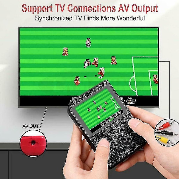Two Player Gameboy Indbygget 500 Classic Game Retro Video Game Console