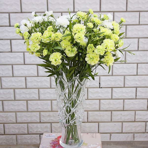 1 stk nellike kunstig blomst falsk plante boligindretning Bryllupsfest centerpieces Tianyuhe Green