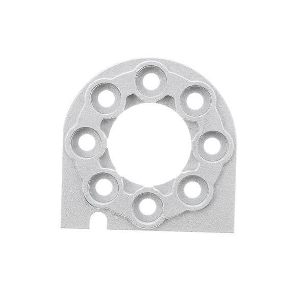 RC Bil Oppgradering Metall Motorbase for TT01/DF02 RC Biltilbehør Silver