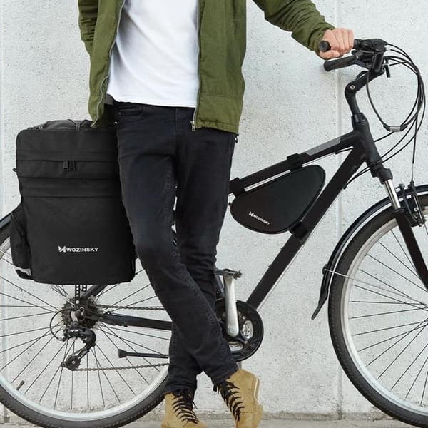 Wozinsky Bicycle Bag for Bicycle Frame 1.5 L Svart Polyester