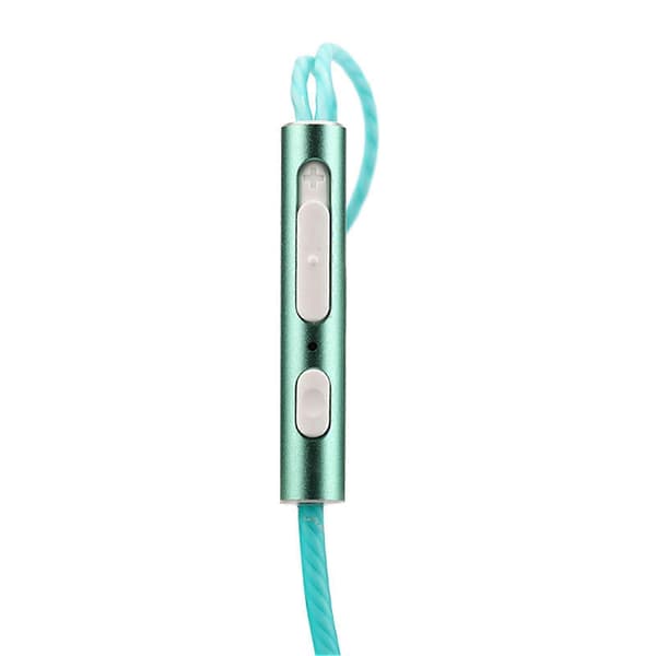 Luftrør-øretelefoner Ergonomisk Strålingsfri Støjreduktion Bærbar Binaural 3,5 mm Luftrør-headset til Bærbar Computer Tablet Grøn