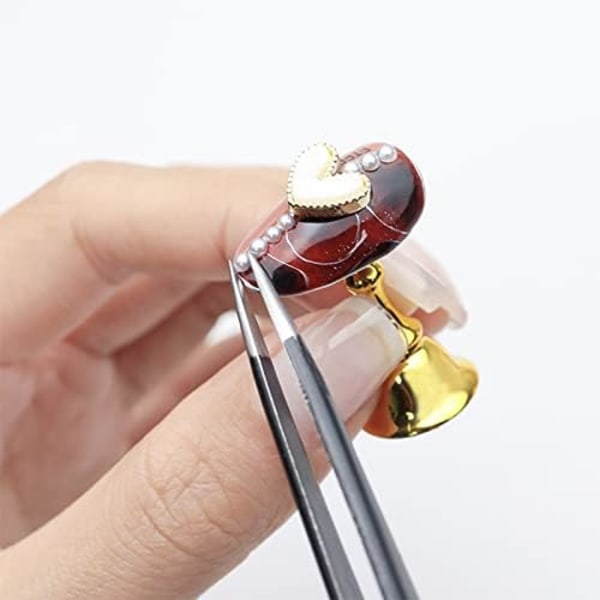 2 set nagelställningsdisplay, magnetisk nagelövningshållare akryl nagelspetsdisplayställ DIY nagelkonsttillbehör för målning