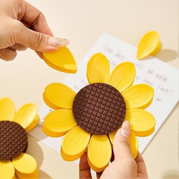 Magnetisk forseglingsclips - Blomsterdesign til madopbevaring og noter