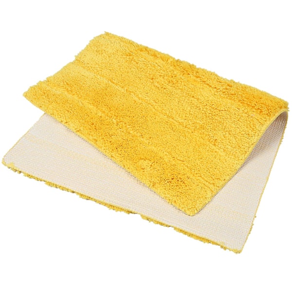 Rug Absorberende Skridsikker Rug Europæisk T-Stribet Badeværelsesmåtte Tæppe Hjem Dør 45 x 65cm Gul