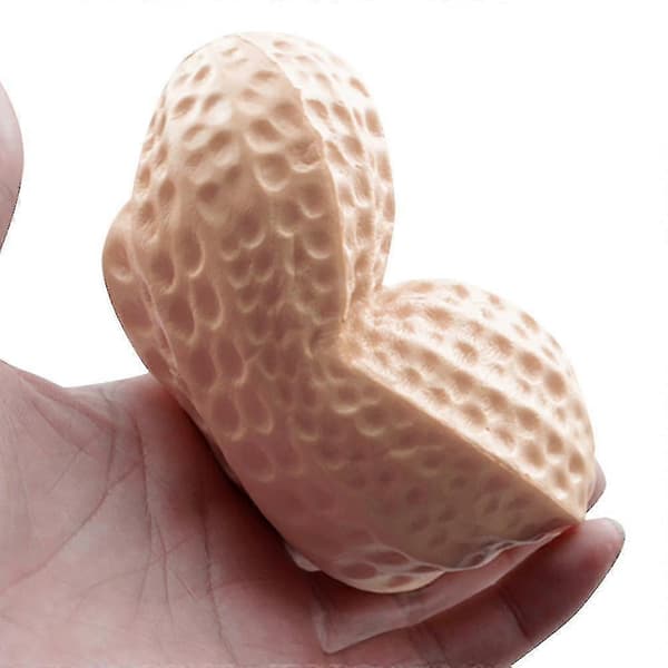 Peanut Squishy Slow Rising Squeeze Telefonremme Nøgleringe Dekompression Legetøj Kh Fidget Legetøj[WSY][TT]