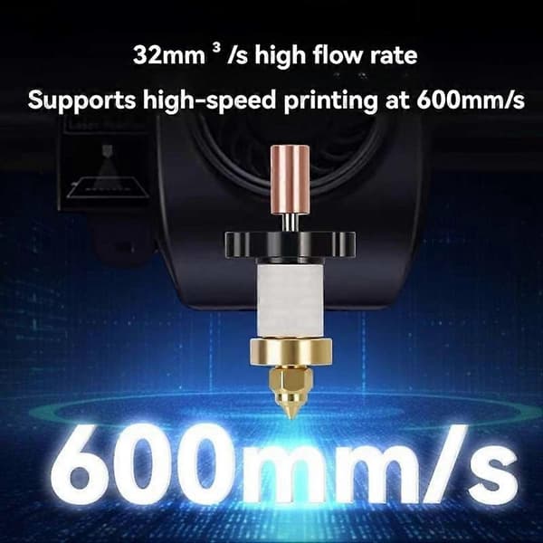 För Creality Ender-3 V3 KE/SE Hotend Kit, 3D-skrivare Keramisk Värmeblock, Stöder 300°C Hög Temperatur-0.6mm