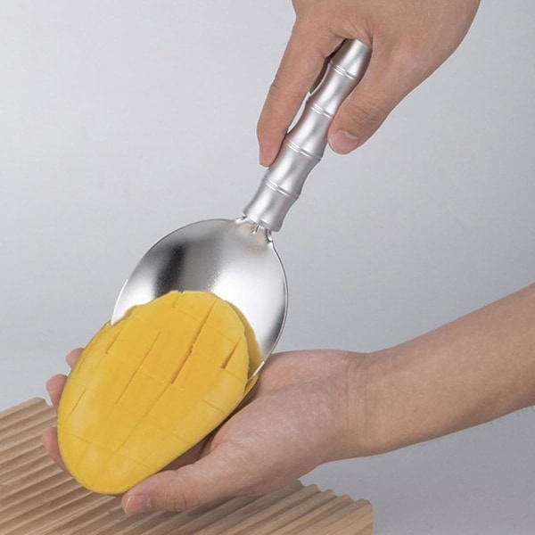 Mango Remover Tool Rustfritt Stål Fruktskje Manuell Multifunksjonell Enkelt å Bruke Dragon Fruit Prep Tool Vannmelon Cutter