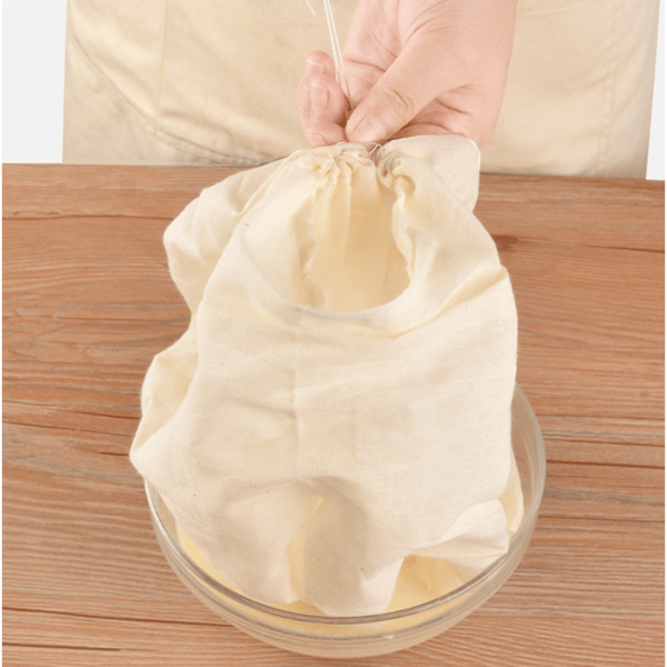 Sturdy Cheesecloth with Drawstring, Reusable Cheesecloth, For Straining, Soaking, Brewing, Cooking, Steaming, Sprouting, And More, Wide Use, 30