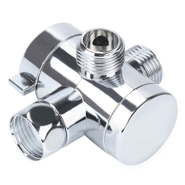 3-vejs T-adapter til badekar, bruser, blandingsbatteri, afgreningsventil, splitter, konnektor (ruipei)