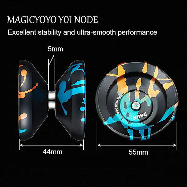 Magicyoyo Y01 Professionell Yoyo Legering Svarar inte Yoyo 10 Bollar Rostfritt Kk Lager Yoyo För Avancerad Spelare Yoyo För Barn Nybörjare Med Handskväska An