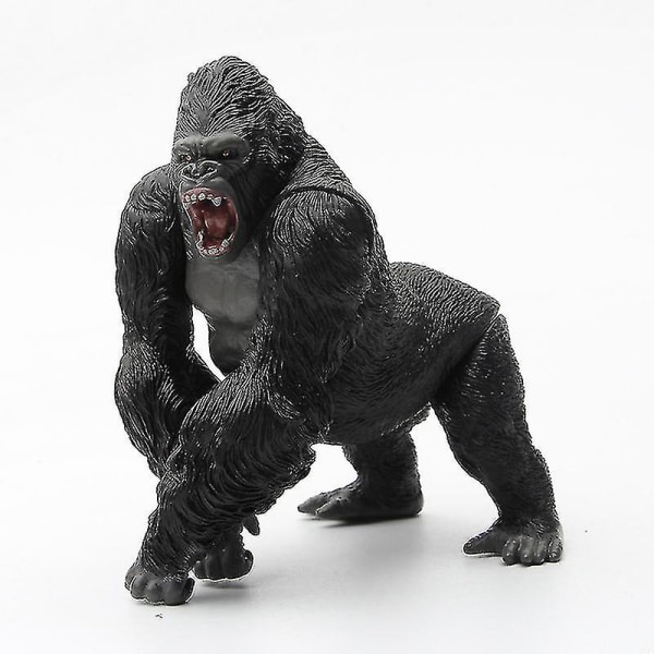 15 cm Gorilla King Kong Action Figur Simulering Djur Pvc Action Figur Serie Leksaksmodell Docka Present för barn black