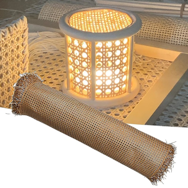 1 Rulle Rattan Net Uden Gran Ustyrkelig DIY Rattan Møbel Dekoration Engineering Net Rattan Net Til Daglig Liv 50cm