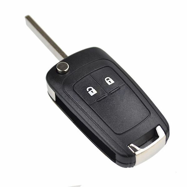 2-knapps Fjärrkontroll Nyckelskal för Opel Adam Astra J Insignia Mokka Zafira C Corsa Cascada Meriva Karl