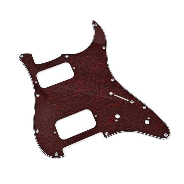 Standard 11 hål 6 strängar gitarr HH plektrumskydd passar för modern gitarr bas stil plektrumskydd skydd repfri platta skruvar