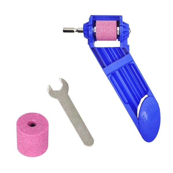 3Set Drill Bits Set Sharpener Bit Tool Tools and Gadgets Drill Bit Sharpener Drill Bit Tool Accessories-A Blue