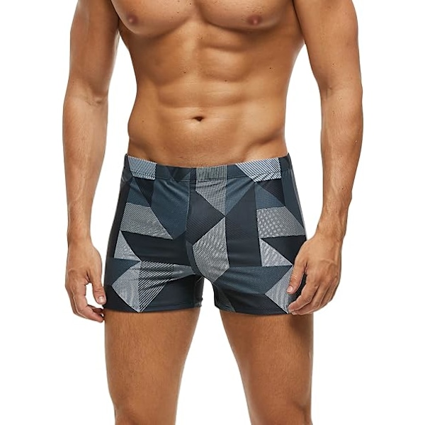 Swimming Trunks Swimming Pants Breathable Swimming Trunks elastic Boxer Shorts for Surfing Swimming Trunks with Adjustable Drawstring for Man