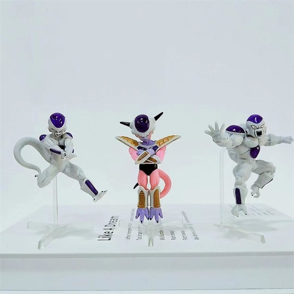 8 st/set Dragon Ball Z Frieza Anime Figur Leksaker Set Samlarobjekt Dockor Heminredning Gåvor Till Barn Vuxna