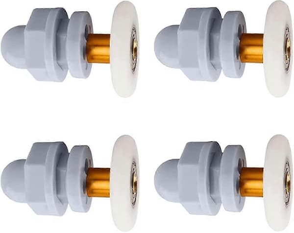 4 stykker glasdør bruserum remskive (hjulets diameter 23 mm)