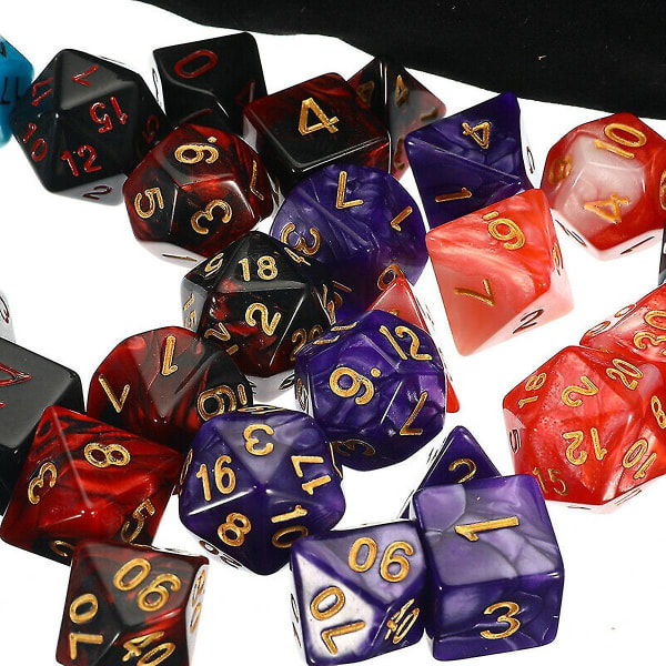 105x Polyhedral Dice Sets Role For Dnd Rpg Mtg Game Dragons D4-d2