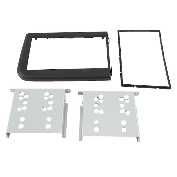 Til S80 1999-2005 Car Stereo Fascia Dash Panel 2 Din Frame Trim Kit (173x98mm) As Shown