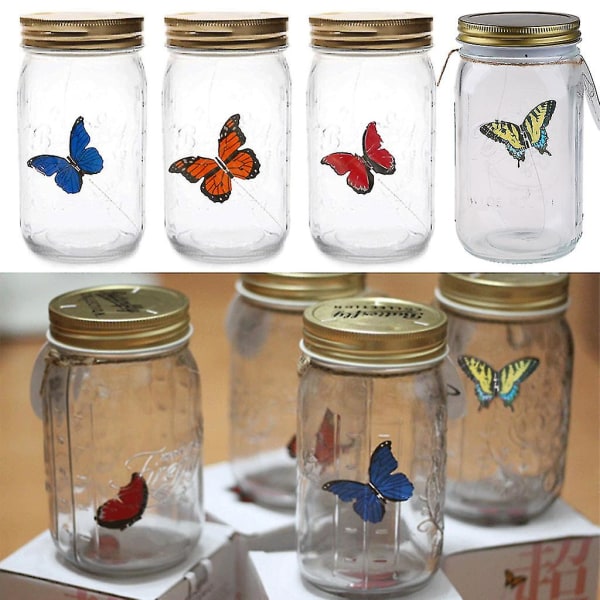 Led animoitu Butterfly In A Jar Flattering Amazing Collection Akkukäyttöinen