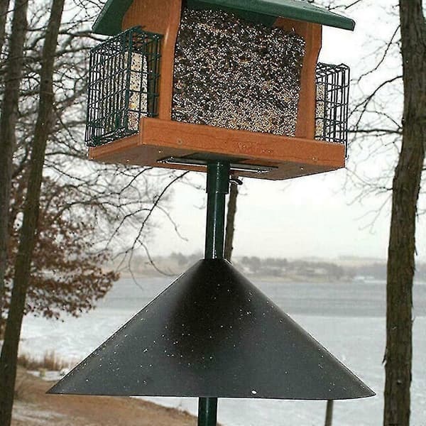 Havesquirrelbeskyttelsesskærm til fuglefoderautomat, wrap-around beskyttelse T 14in