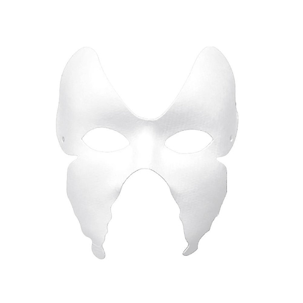 Tom farvemaling maske maske cosplay pulp maske børnehave diy forsyninger Jikaix Butterfly