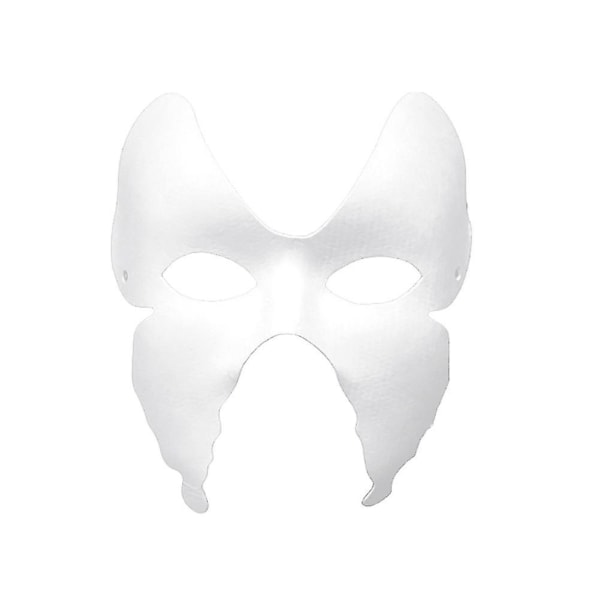 Tyhjä värillinen maalaus naamio Cosplay Pulp Mask päiväkodin tee-se-itse tarvikkeita Jikaix Butterfly