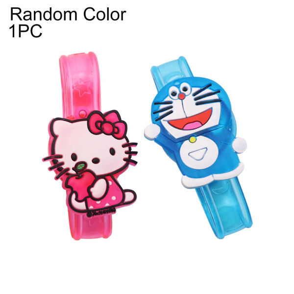 Glödande Cartoon Creative Watch Glitter Armband Armband Barn Presenter Små glödande leksaker