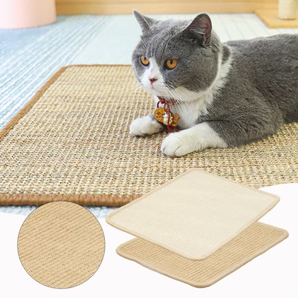Rektangulär klösbräda för katter, repsäker skyddssoffa för små och medelstora katter, primär Primary 40X60cm