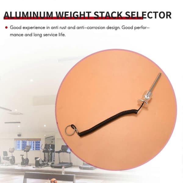 Fitness Gym Viktstack Selektor Aluminium Magnetisk Viktstack Stift Styrketräning Utrustning Si