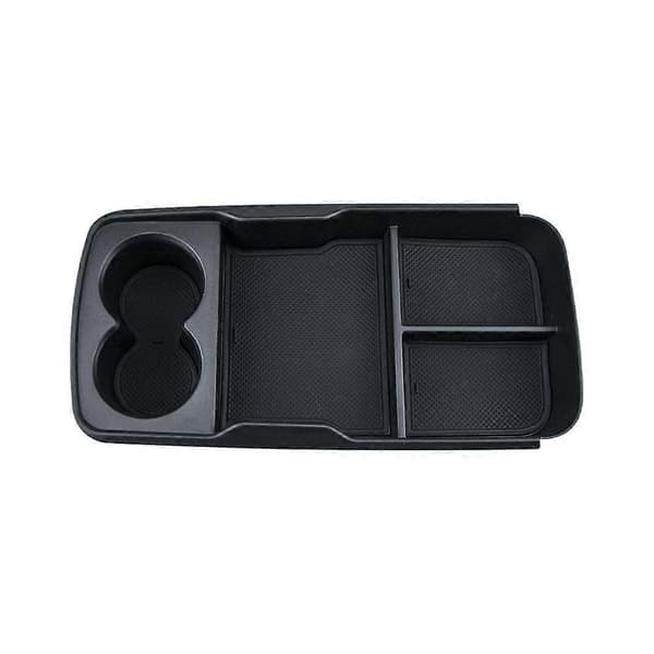 Passer til Kia Ev6 2022 2023 Abs Sort Indvendig Armlæn Konsol Central Opbevaringsboks Holder Indvendig Organizer Biltilbehør