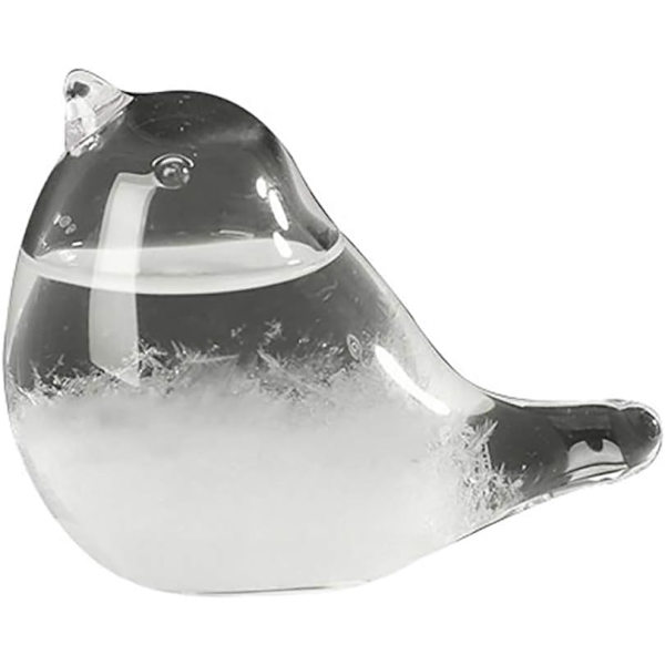 Glas Vejrudsigt Fugl Flydende Barometer Vejr Forudsigelse Kontor Desktop Hjem Dekorativ Vejr Glas