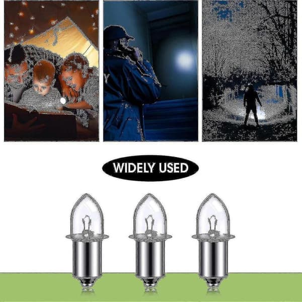 Krypton-vaihtolamppu bajonettikannalla 3D/4D-taskulampuille, 6 V 0,75 A, 3 kpl 3