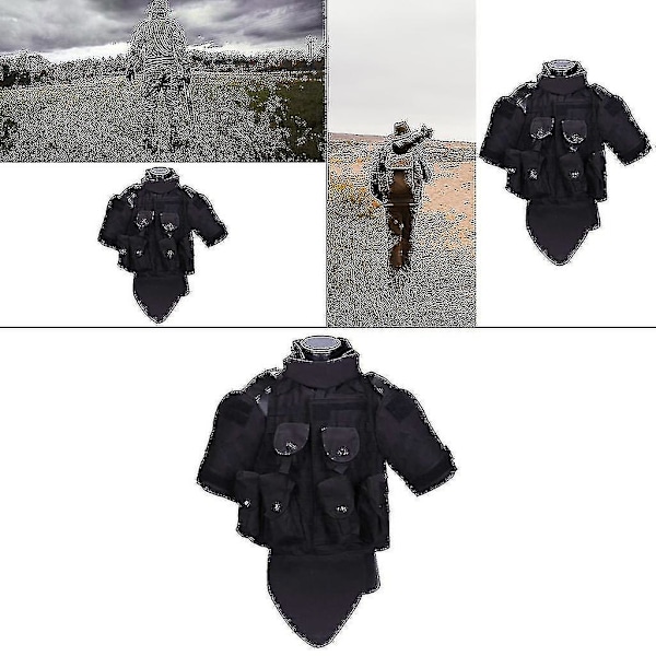 Taktisk väst utomhus viktbärande Airsoft för män svart