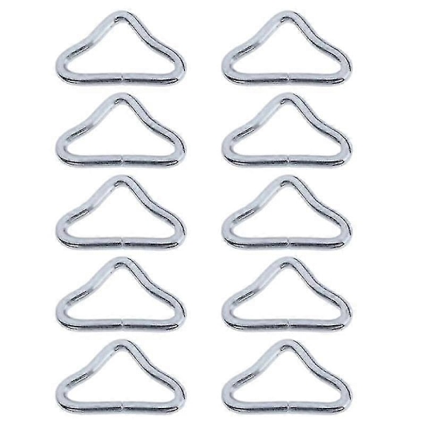 10 st/förpackning Trampolinmatta Triangelringar Spänne Universal Passform Ring V-ringar