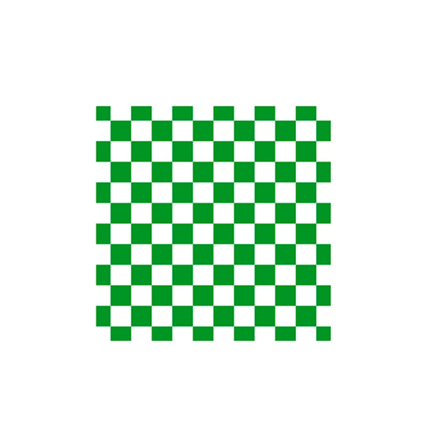 Retro Ruutukuvioinen Alunen Hieno Työmansuus Tyylikäs Akryylilämpöeristetty Pöydänsuojain Koti Dekoraatio Green White Square